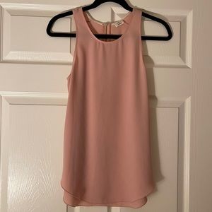 Aritzia Wilfred Pink Sleeveless Blouse